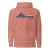 Retro Waves Unisex Hoodie - Swash Peak