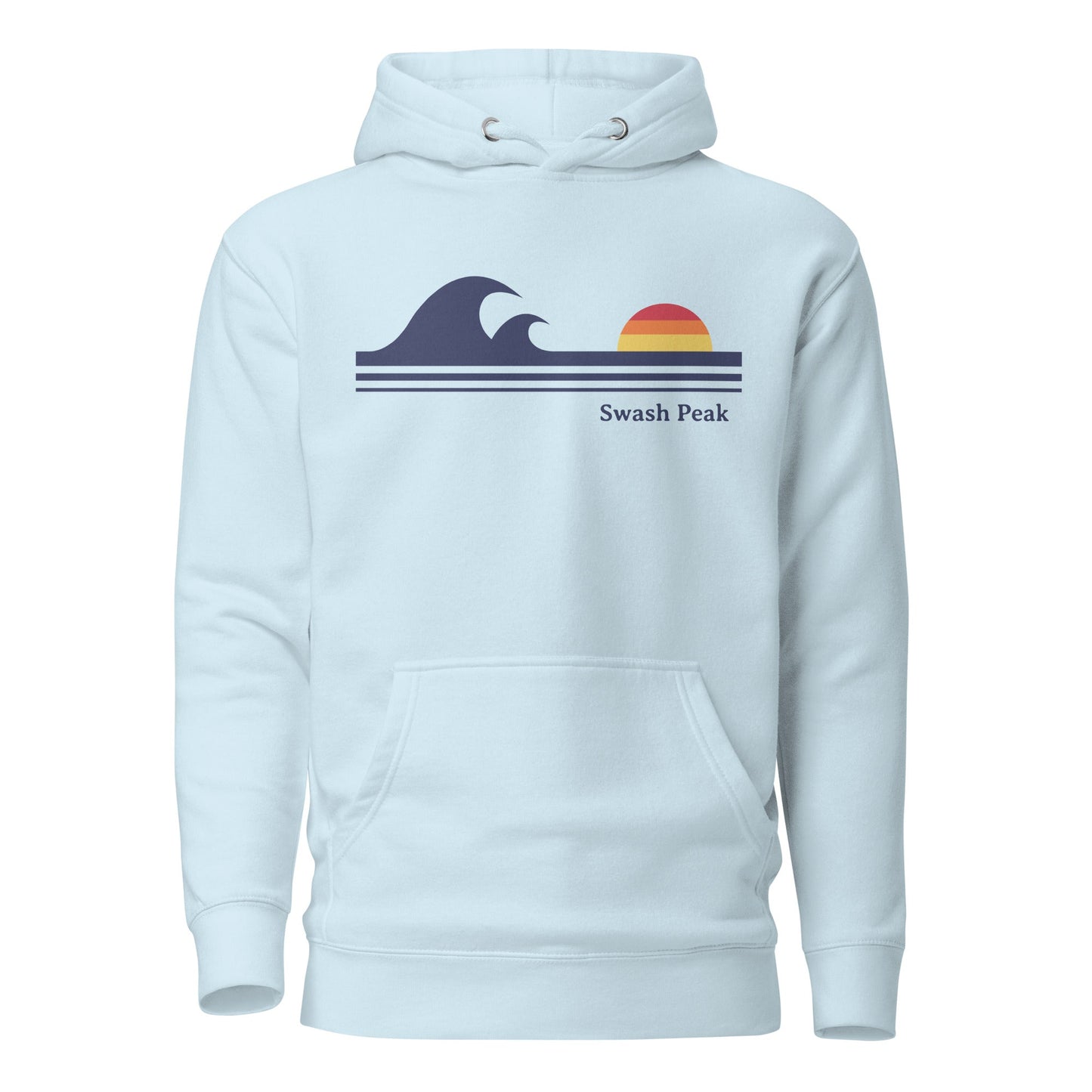 Retro Waves Unisex Hoodie - Swash Peak