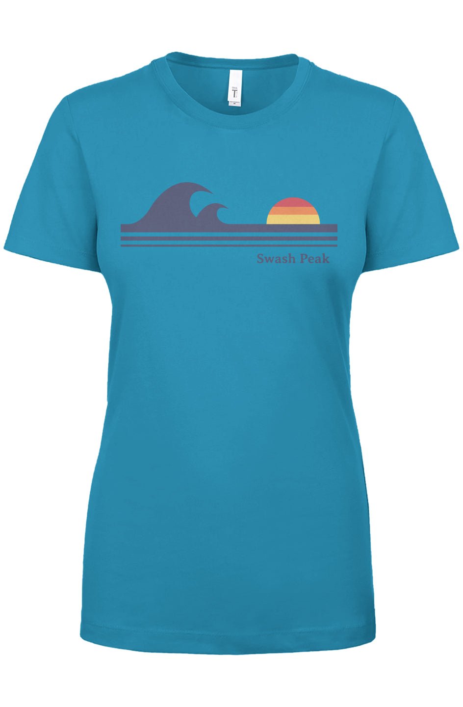 Retro Waves Women's Tee - Swash Peak