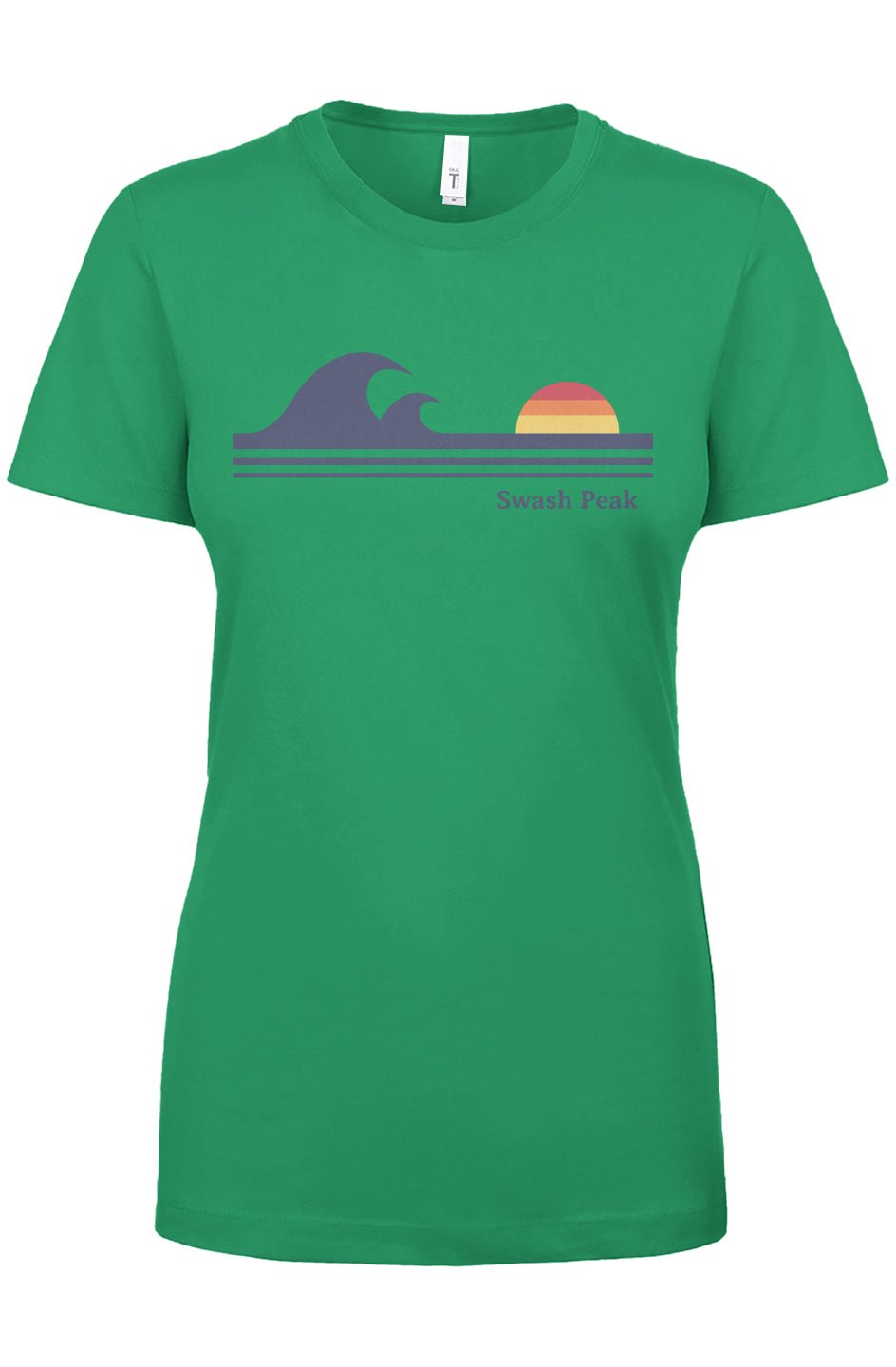 Retro Waves Women's Tee - Swash Peak