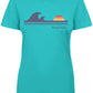 Retro Waves Women's Tee - Swash Peak