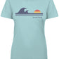 Retro Waves Women's Tee - Swash Peak