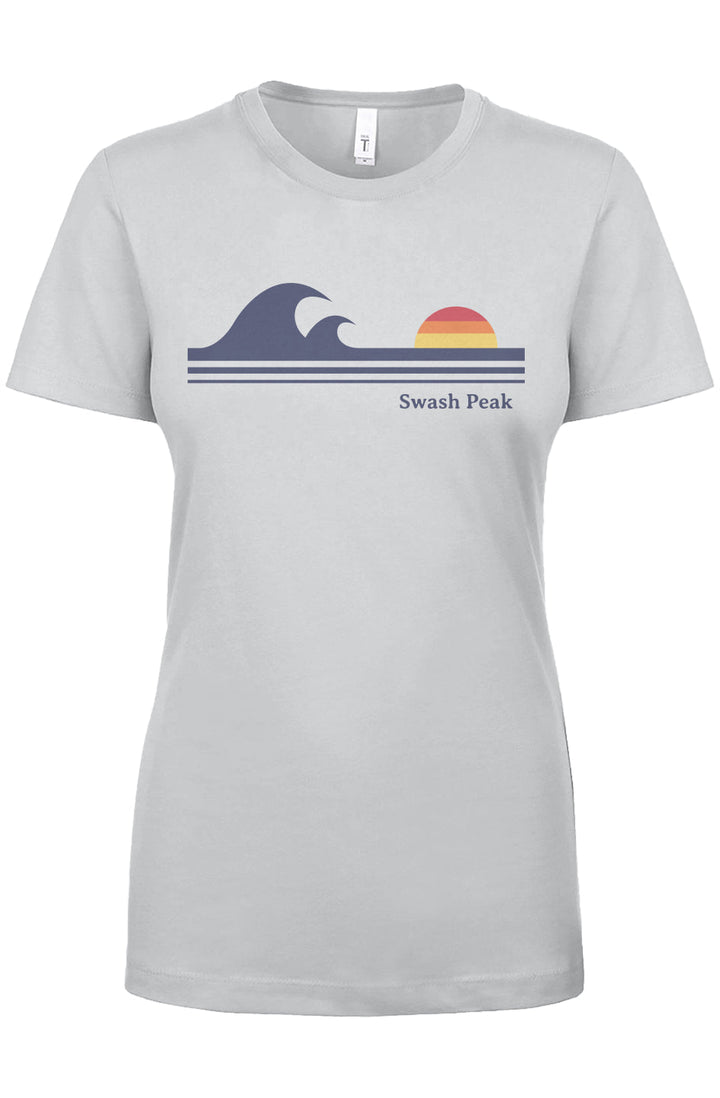 Retro Waves Women's Tee - Swash Peak