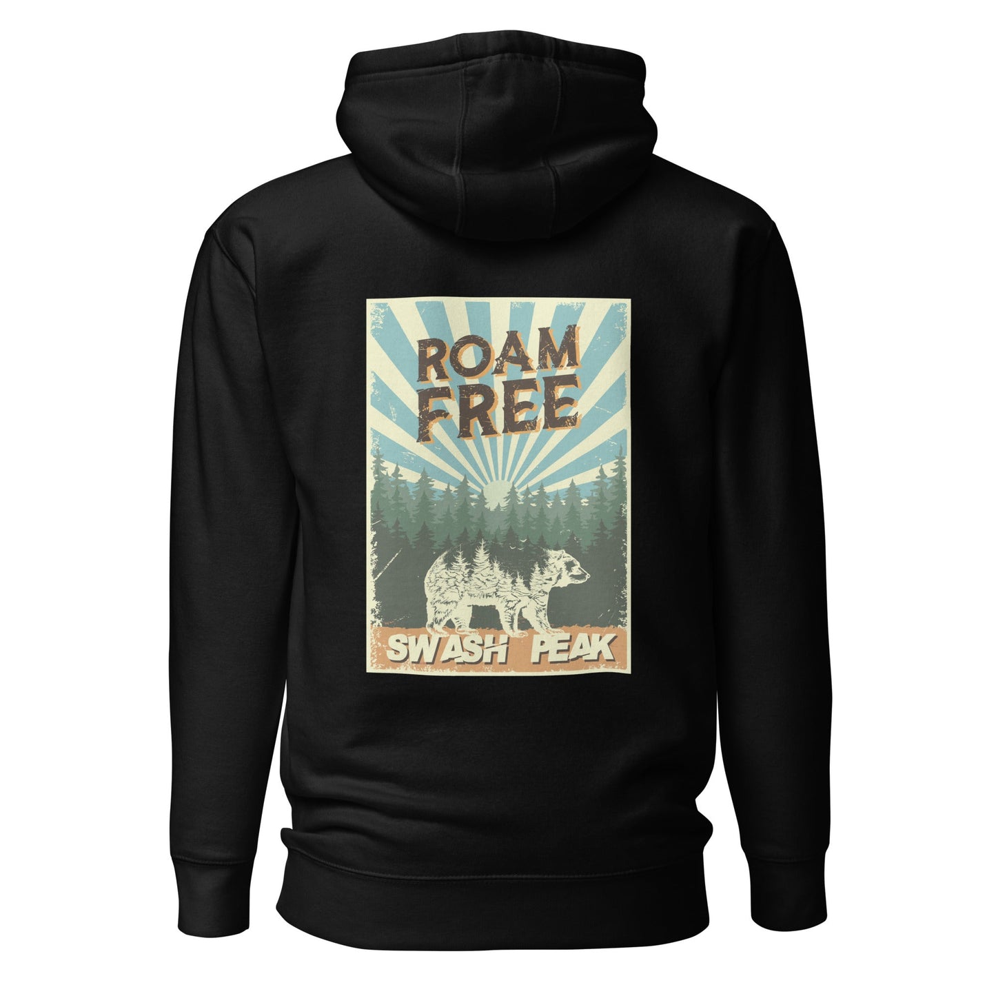 Roam Free Unisex Hoodie - Swash Peak