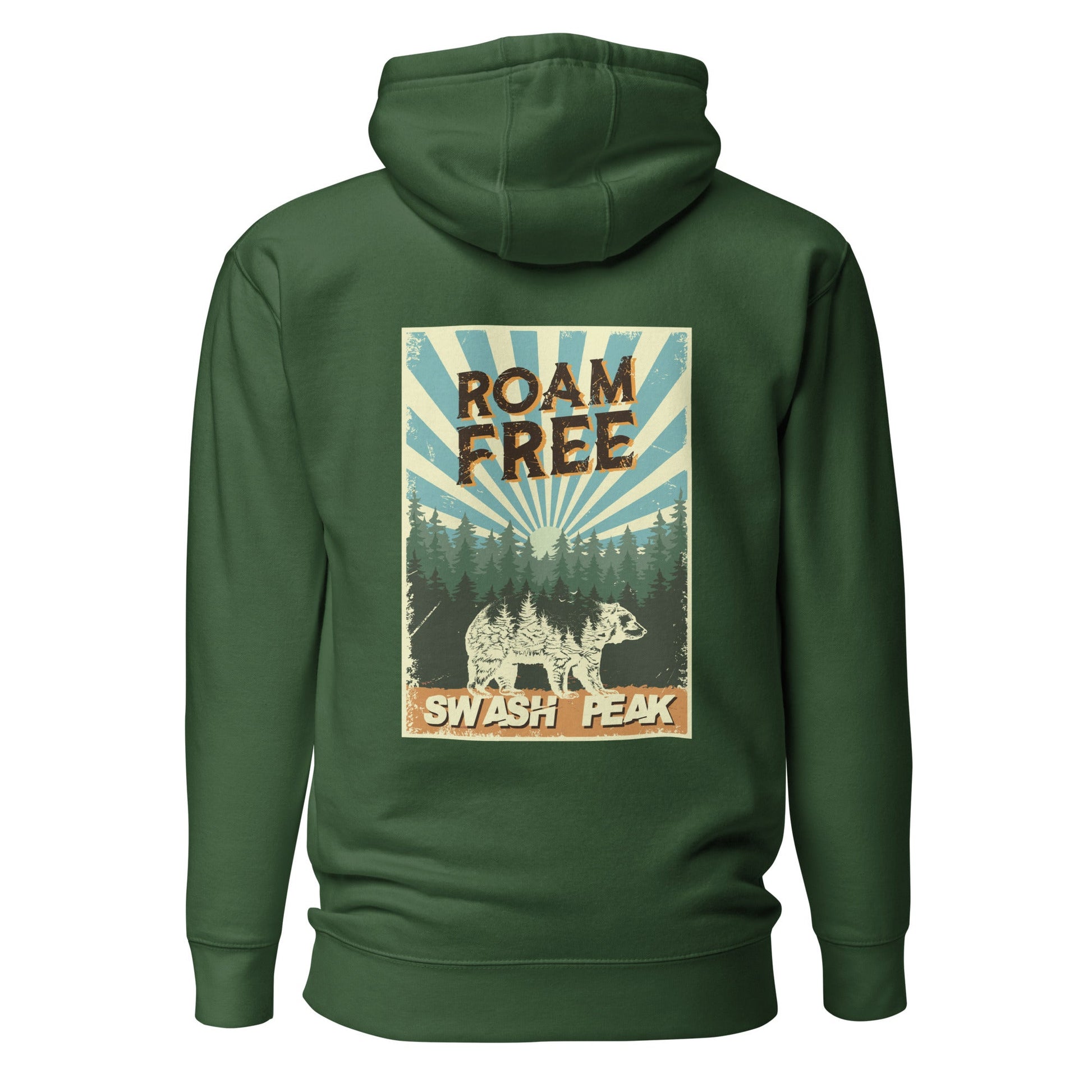 Roam Free Unisex Hoodie - Swash Peak