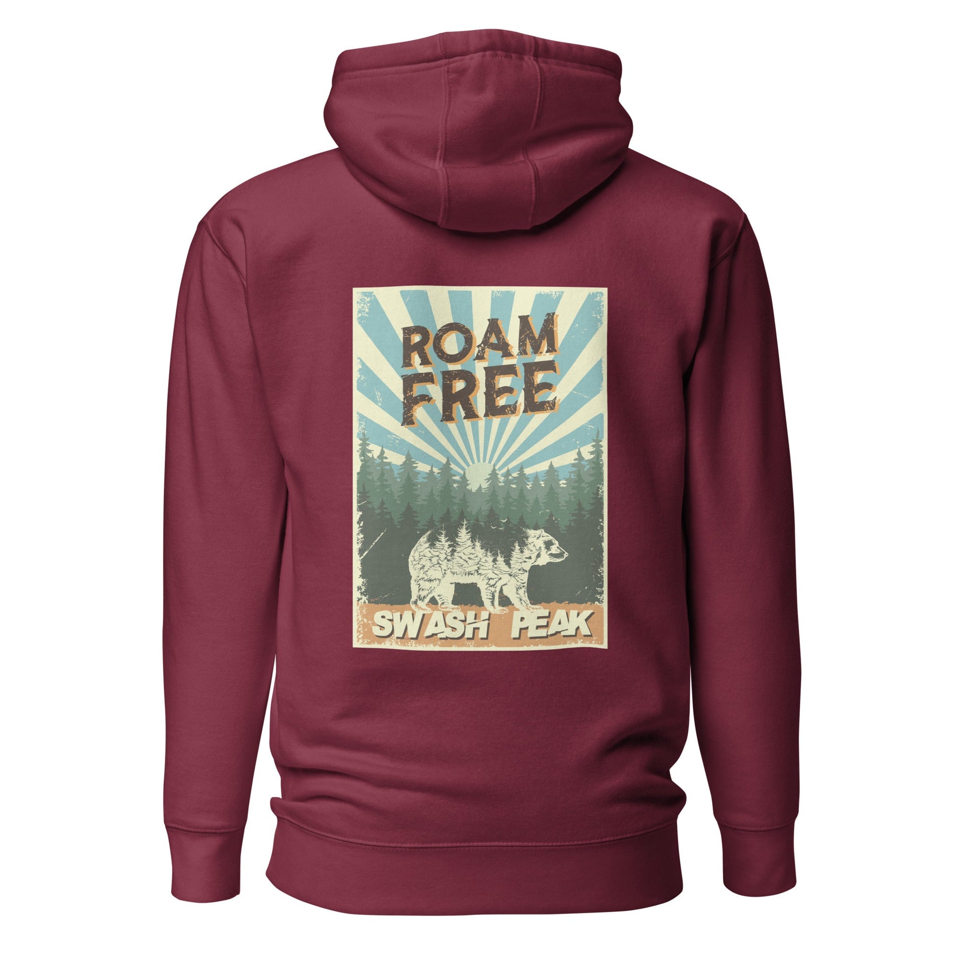 Roam Free Unisex Hoodie - Swash Peak