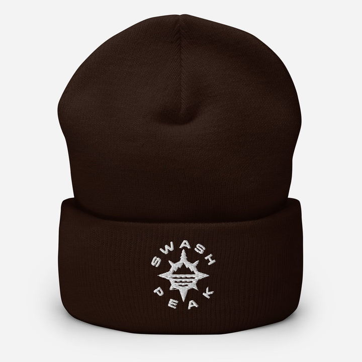 Rose Compass Cuffed Beanie - Swash Peak