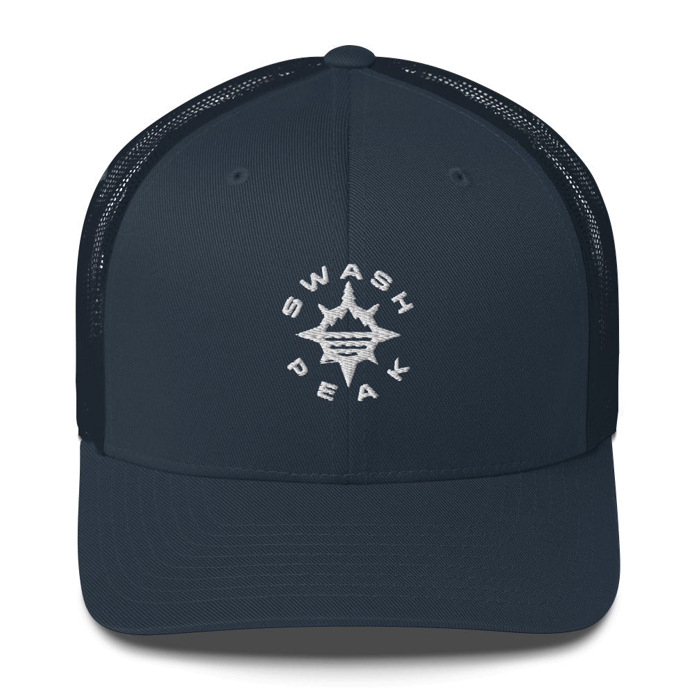 Rose Compass Trucker Hat - Swash Peak