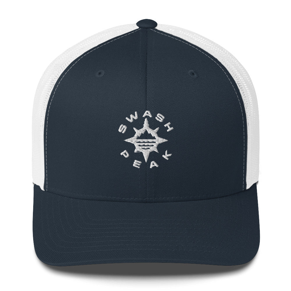 Rose Compass Trucker Hat - Swash Peak