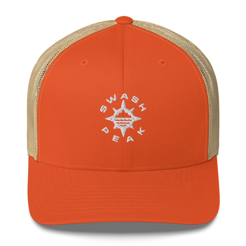 Rose Compass Trucker Hat - Swash Peak