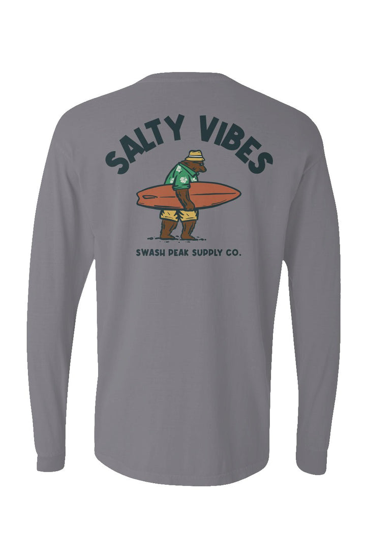 Salty Vibes Long Sleeve Unisex Tee - Swash Peak