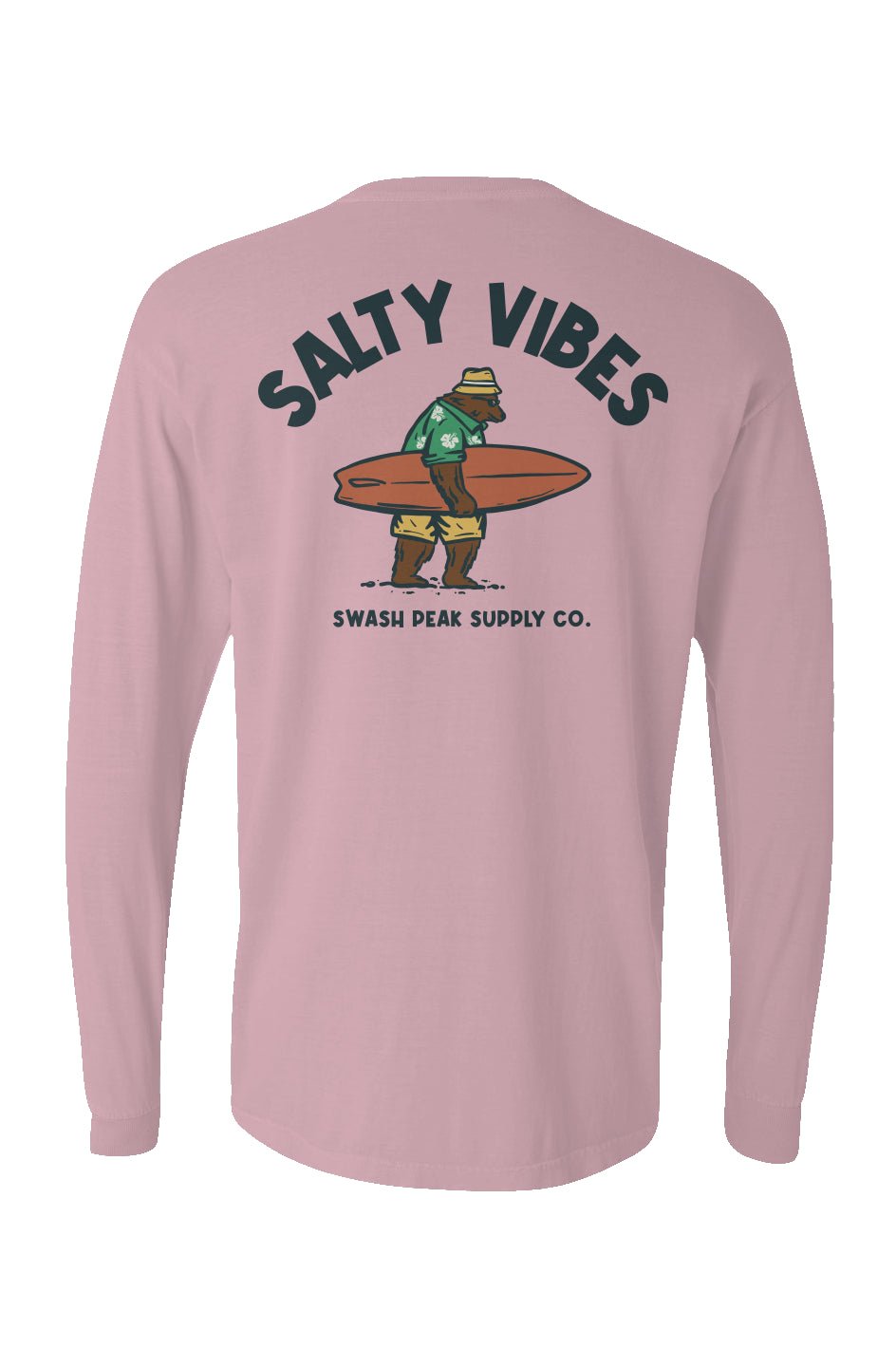 Salty Vibes Long Sleeve Unisex Tee - Swash Peak