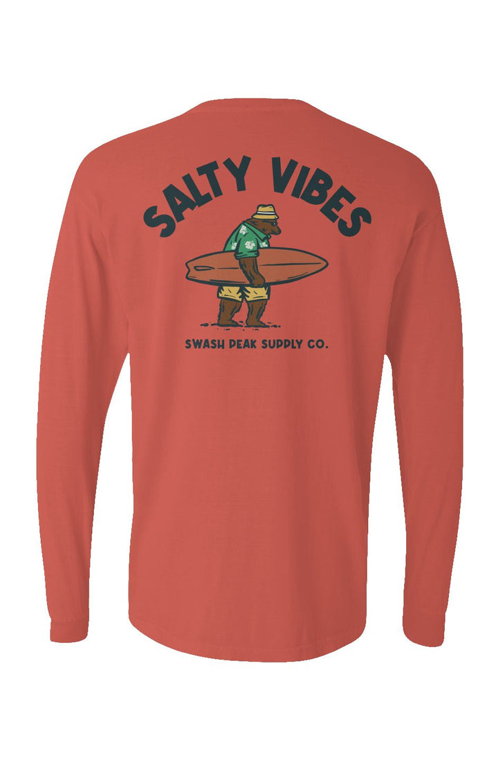 Salty Vibes Long Sleeve Unisex Tee - Swash Peak