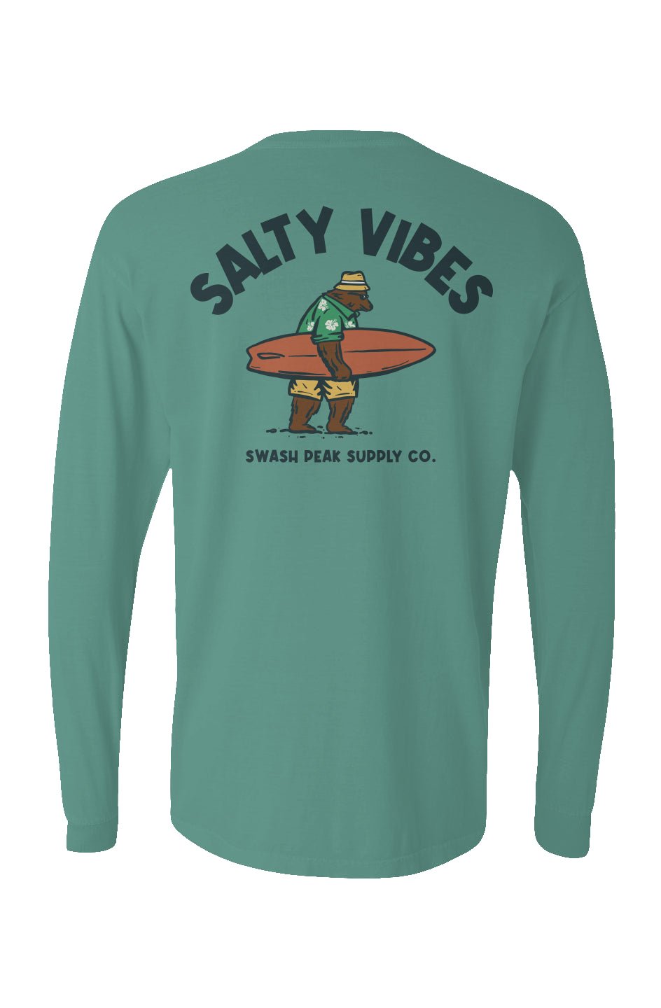Salty Vibes Long Sleeve Unisex Tee - Swash Peak