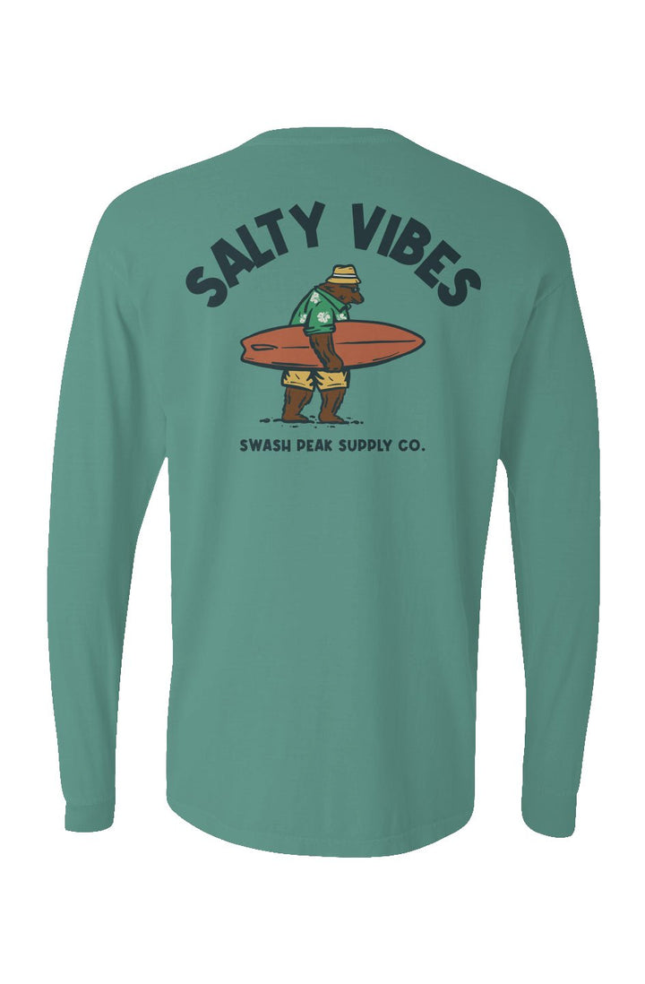 Salty Vibes Long Sleeve Unisex Tee - Swash Peak