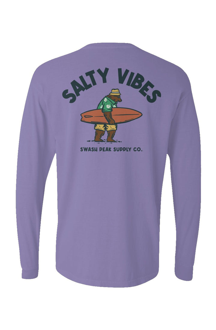 Salty Vibes Long Sleeve Unisex Tee - Swash Peak