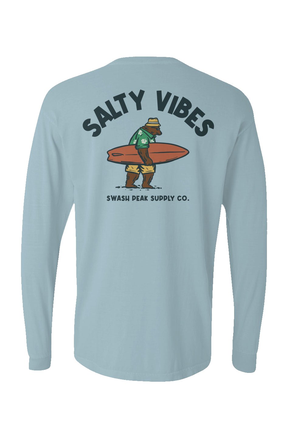 Salty Vibes Long Sleeve Unisex Tee - Swash Peak