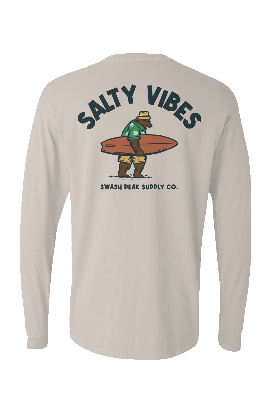 Salty Vibes Long Sleeve Unisex Tee - Swash Peak