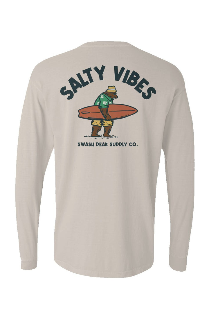 Salty Vibes Long Sleeve Unisex Tee - Swash Peak