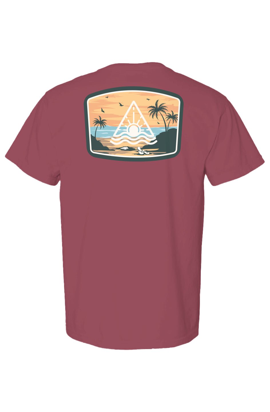 Shoreline Rise Heavyweight Tee - Swash Peak