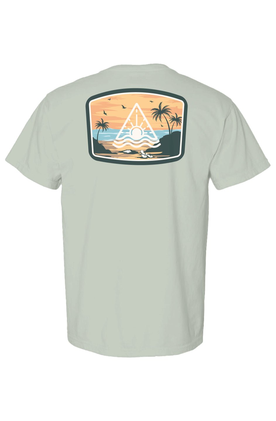 Shoreline Rise Heavyweight Tee - Swash Peak