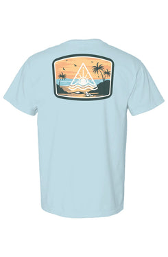 Shoreline Rise Heavyweight Tee - Swash Peak