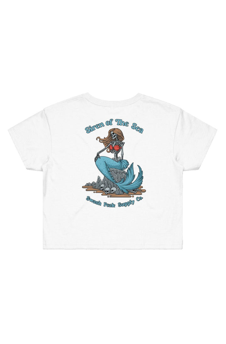 Siren of the Sea Cropped Tee - Swash Peak