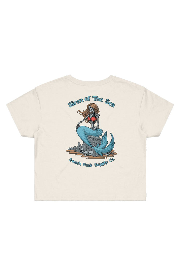 Siren of the Sea Cropped Tee - Swash Peak