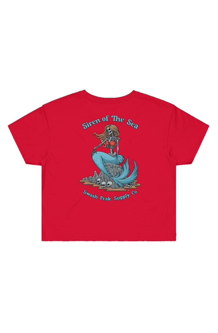 Siren of the Sea Cropped Tee - Swash Peak