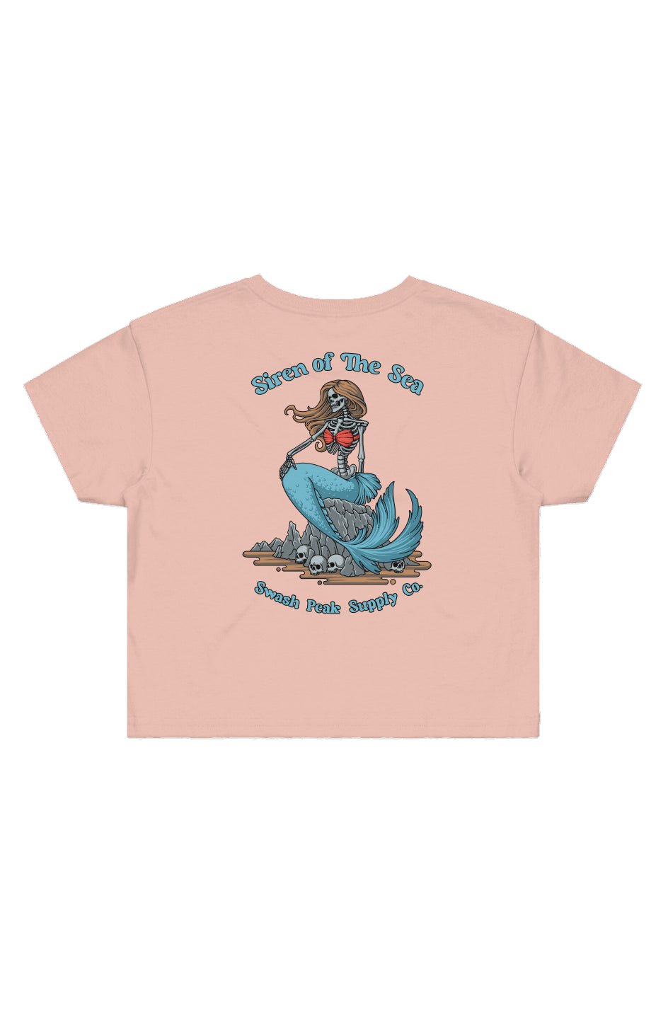Siren of the Sea Cropped Tee - Swash Peak
