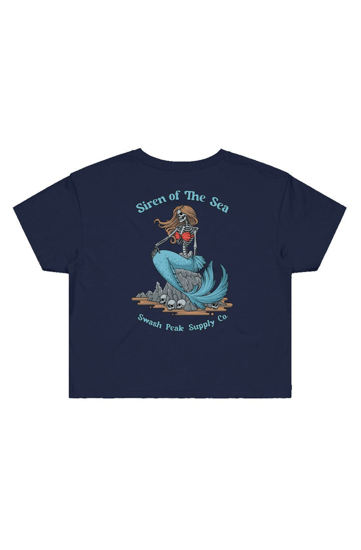 Siren of the Sea Cropped Tee - Swash Peak