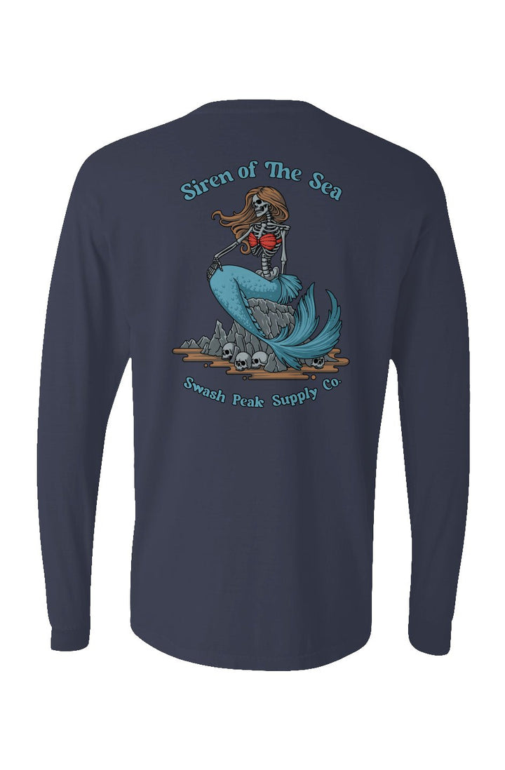 Siren of the Sea Long Sleeve Unisex Tee - Swash Peak