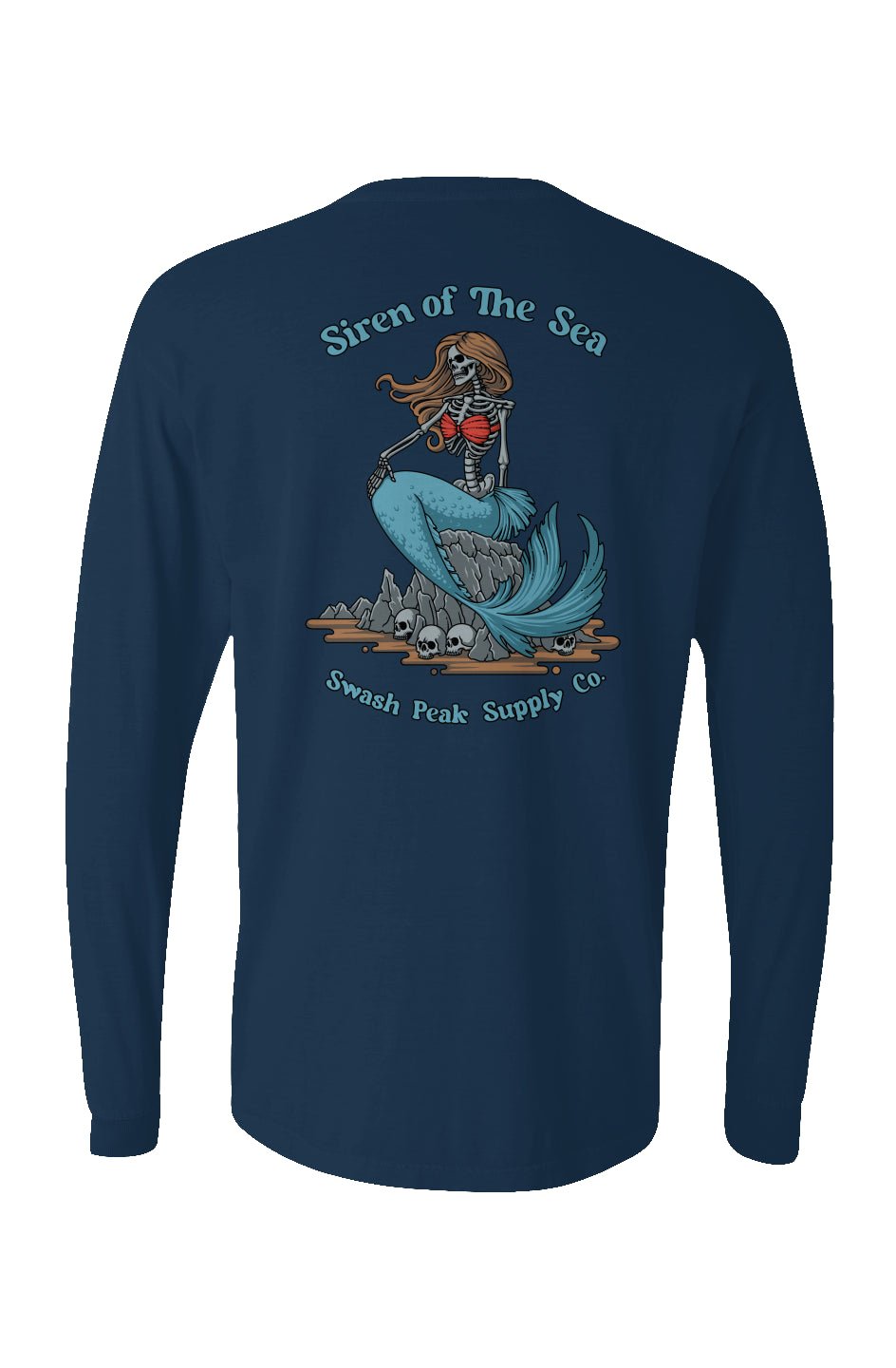 Siren of the Sea Long Sleeve Unisex Tee - Swash Peak