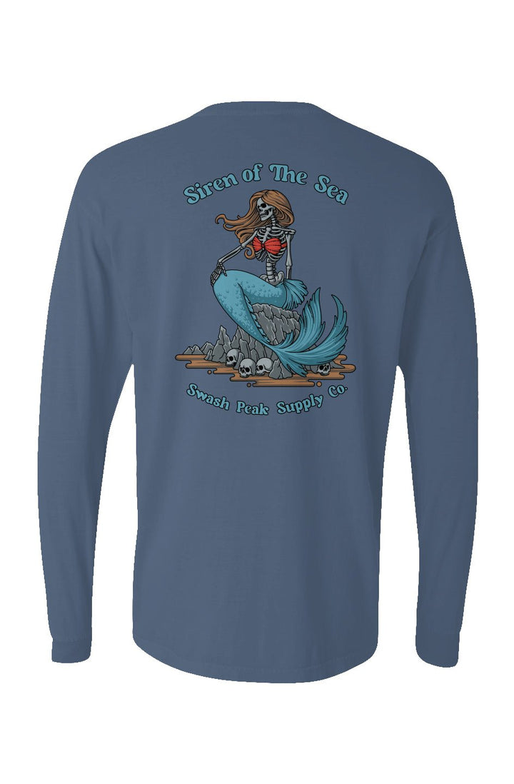 Siren of the Sea Long Sleeve Unisex Tee - Swash Peak