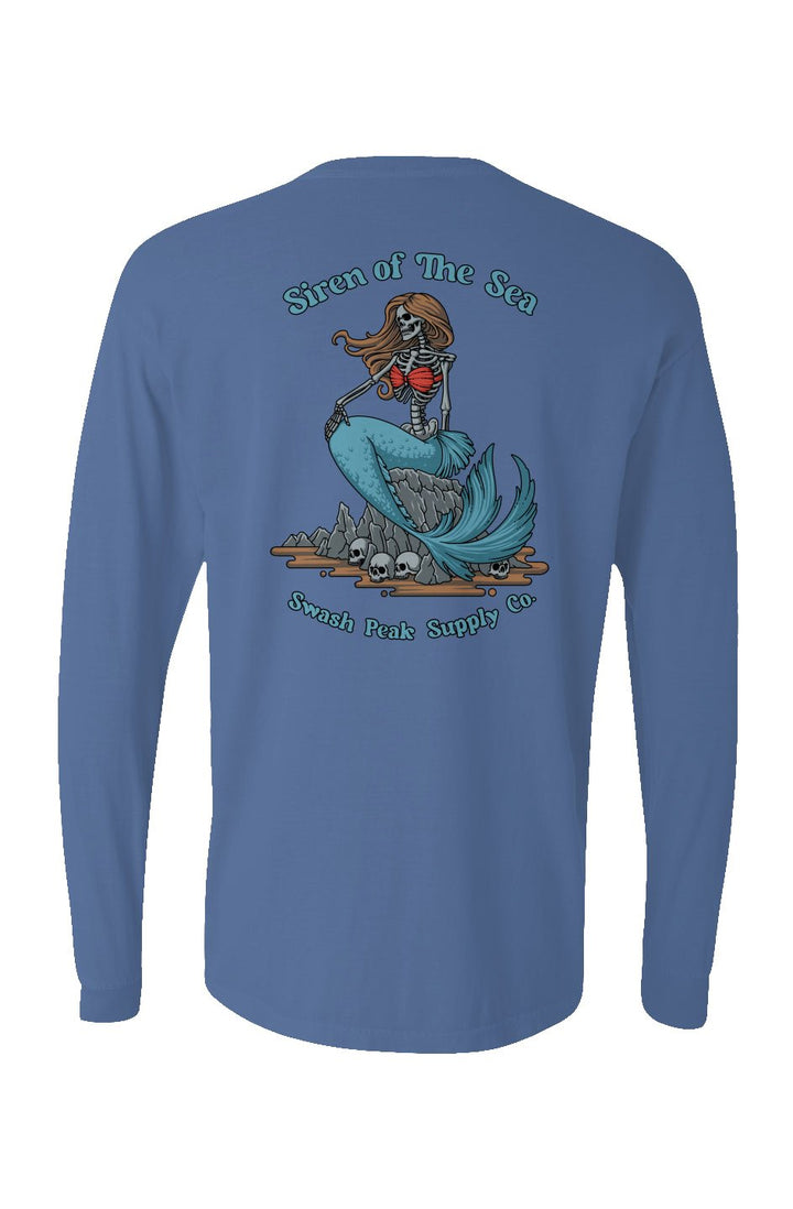 Siren of the Sea Long Sleeve Unisex Tee - Swash Peak