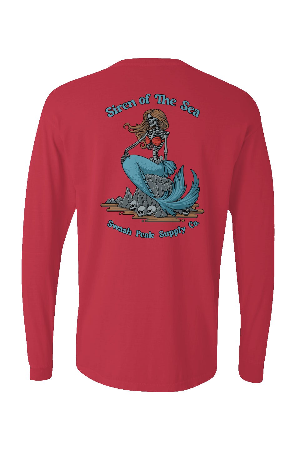 Siren of the Sea Long Sleeve Unisex Tee - Swash Peak