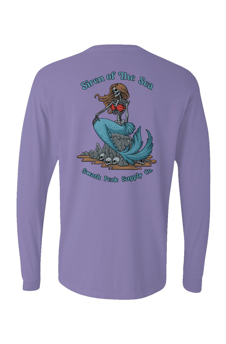 Siren of the Sea Long Sleeve Unisex Tee - Swash Peak