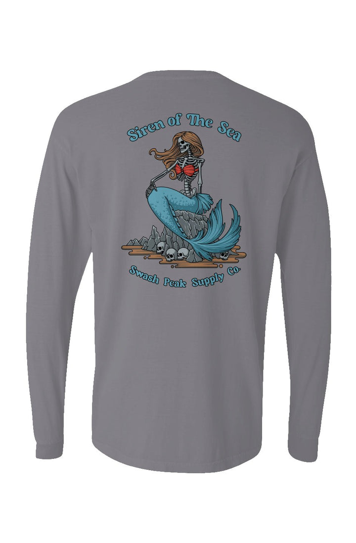 Siren of the Sea Long Sleeve Unisex Tee - Swash Peak