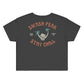 Skeleton Shaka Cropped Tee - Swash Peak