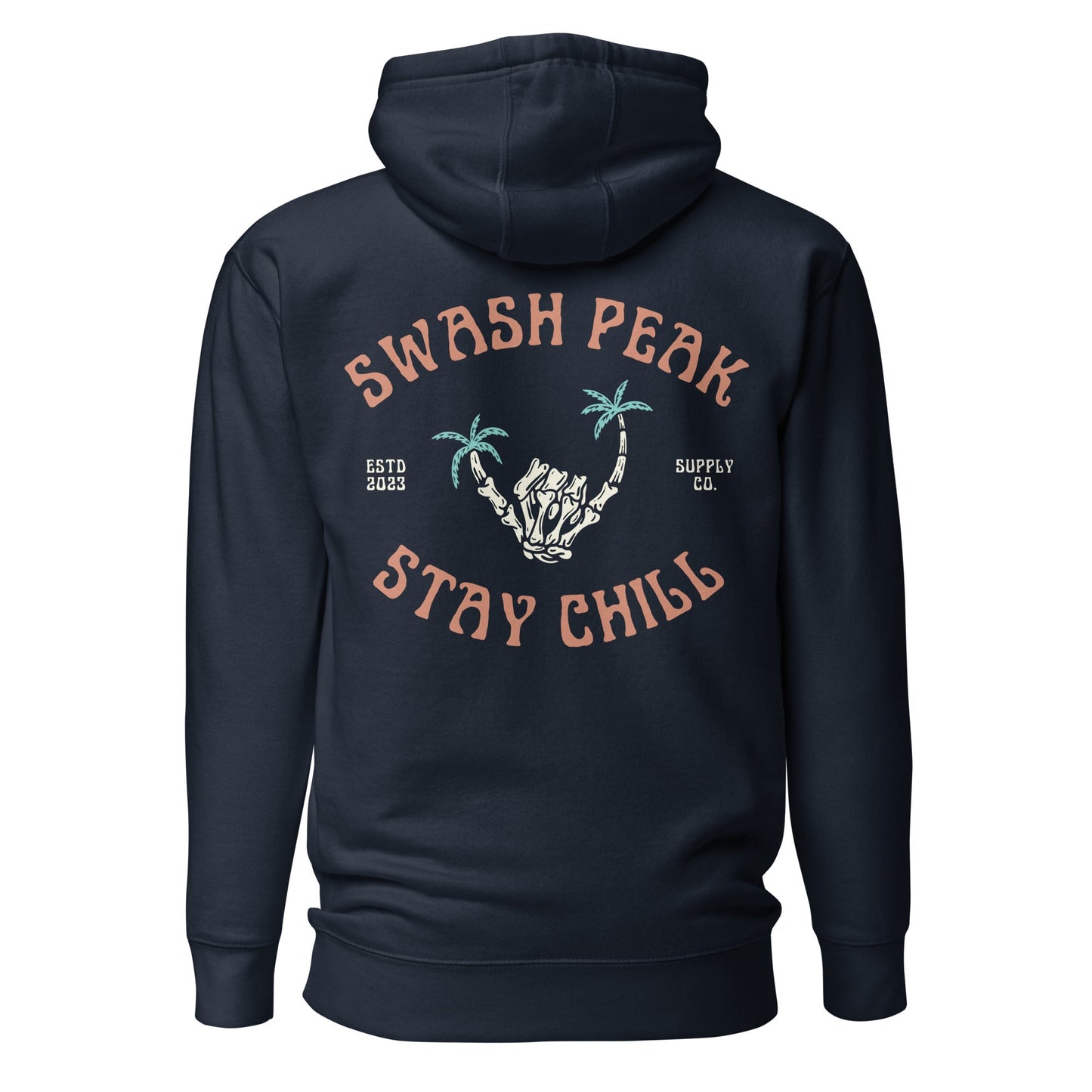 Skeleton Shaka Unisex Hoodie - Swash Peak