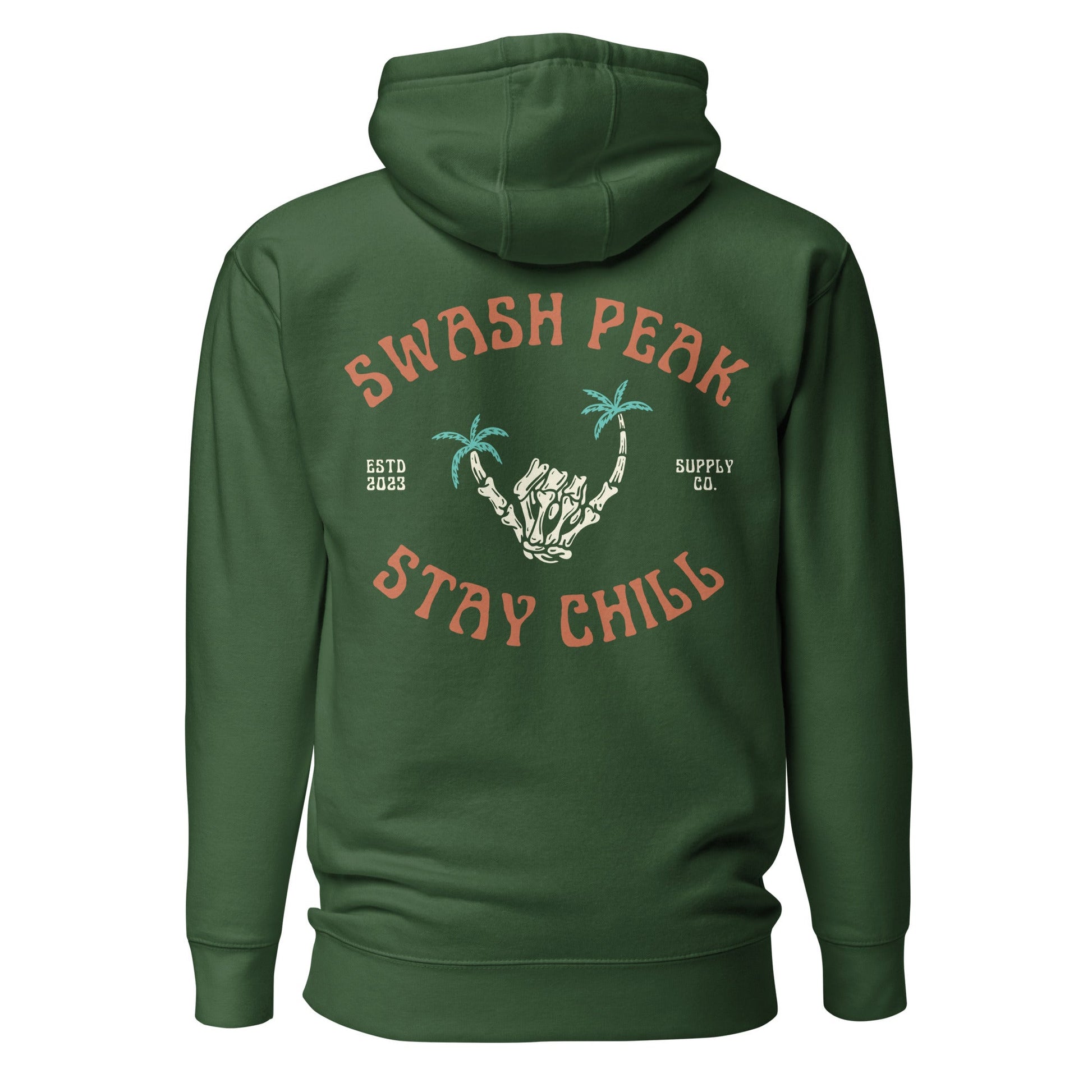 Skeleton Shaka Unisex Hoodie - Swash Peak