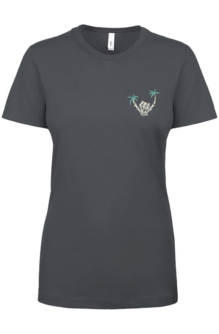 Skeleton Shaka Women's Tee - Swash Peak