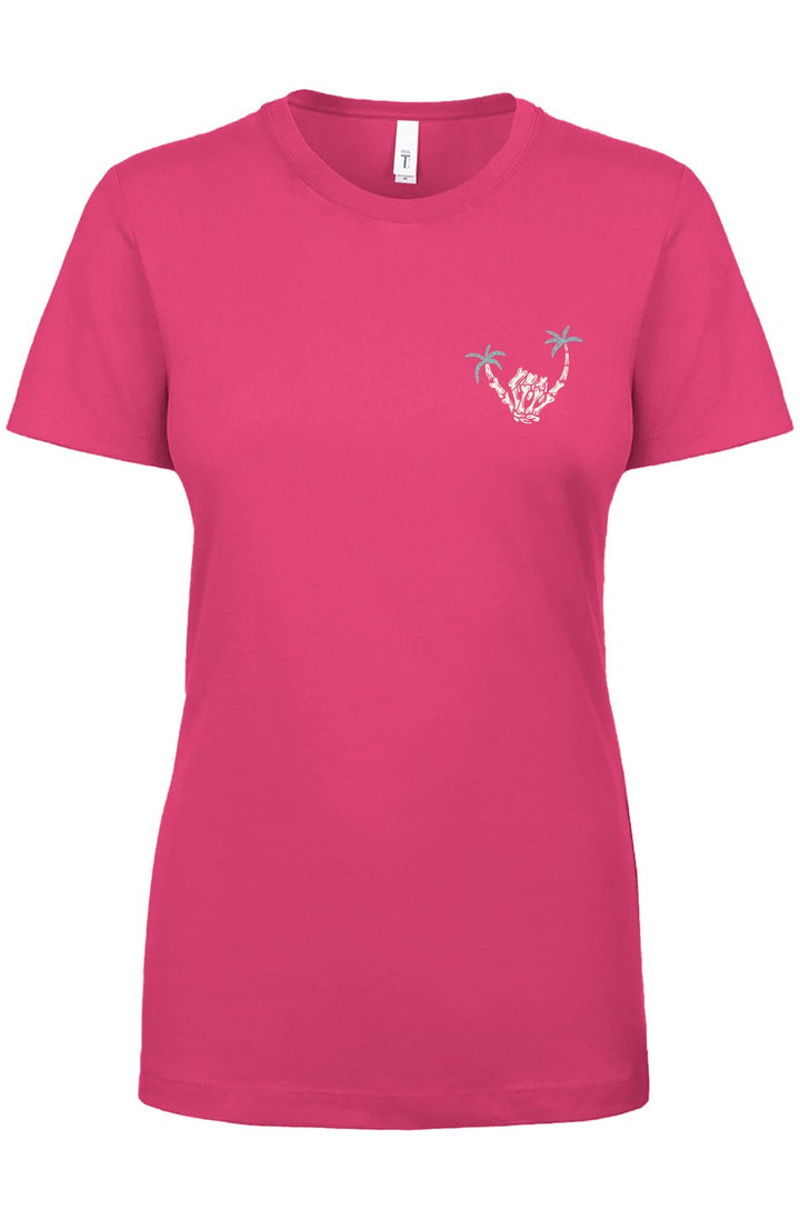 Skeleton Shaka Women's Tee - Swash Peak