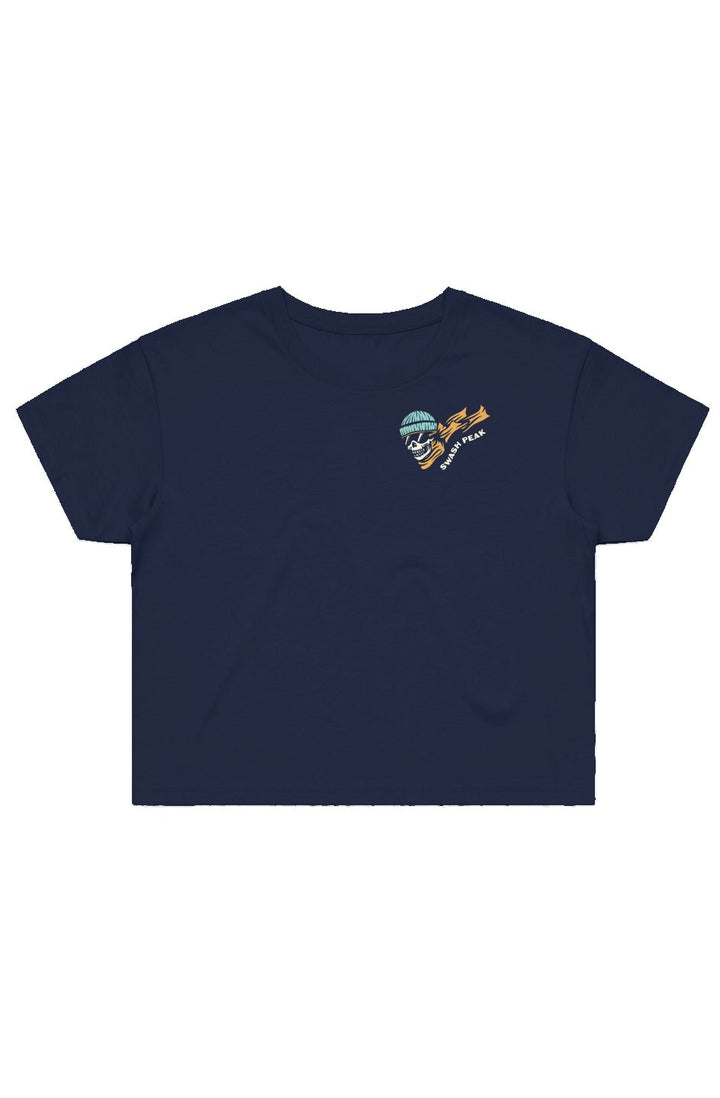 Ski Fast Cropped Tee - Swash Peak