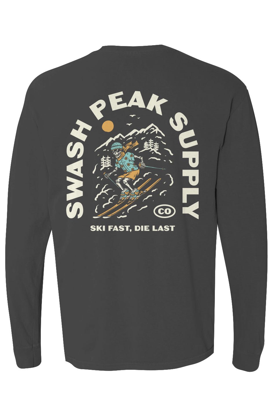 Ski Fast Long Sleeve Tee - Swash Peak