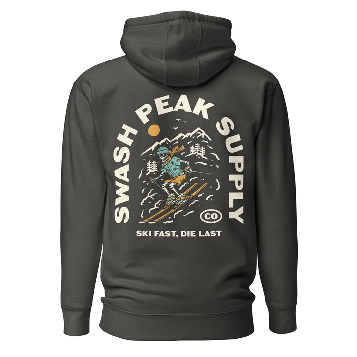 Ski Fast Unisex Hoodie - Swash Peak