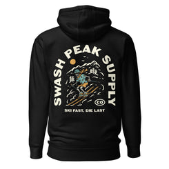 Ski Fast Unisex Hoodie - Swash Peak