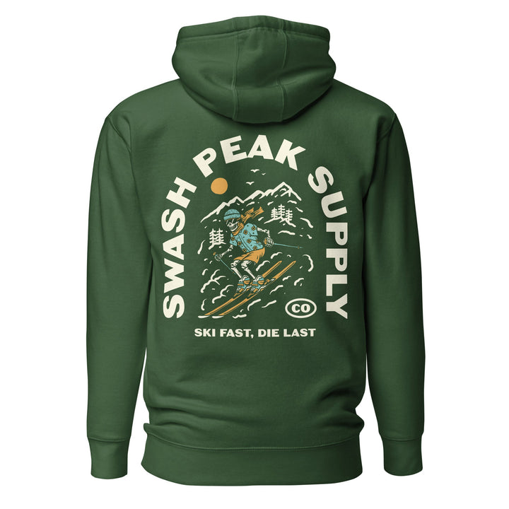 Ski Fast Unisex Hoodie - Swash Peak