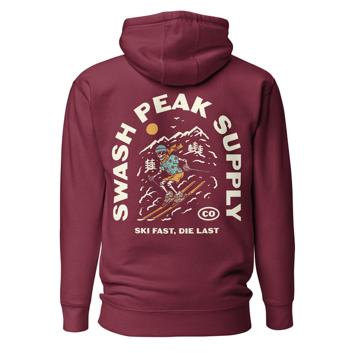 Ski Fast Unisex Hoodie - Swash Peak