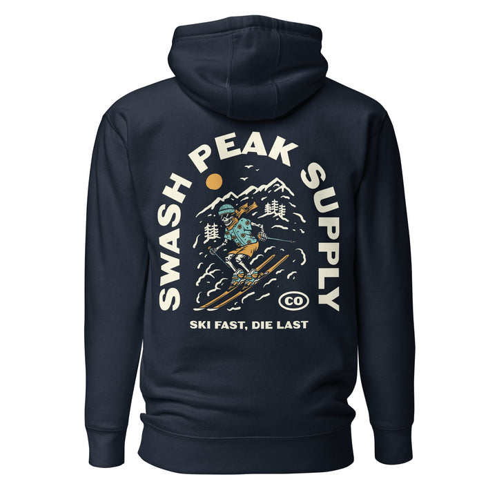 Ski Fast Unisex Hoodie - Swash Peak